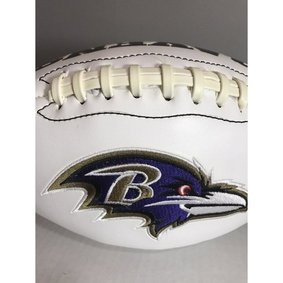 TYLER HUNTLEY SIGNED FOOTBALL BALTIMORE RAVENS Logo Autographed - Picture 4 of 6
